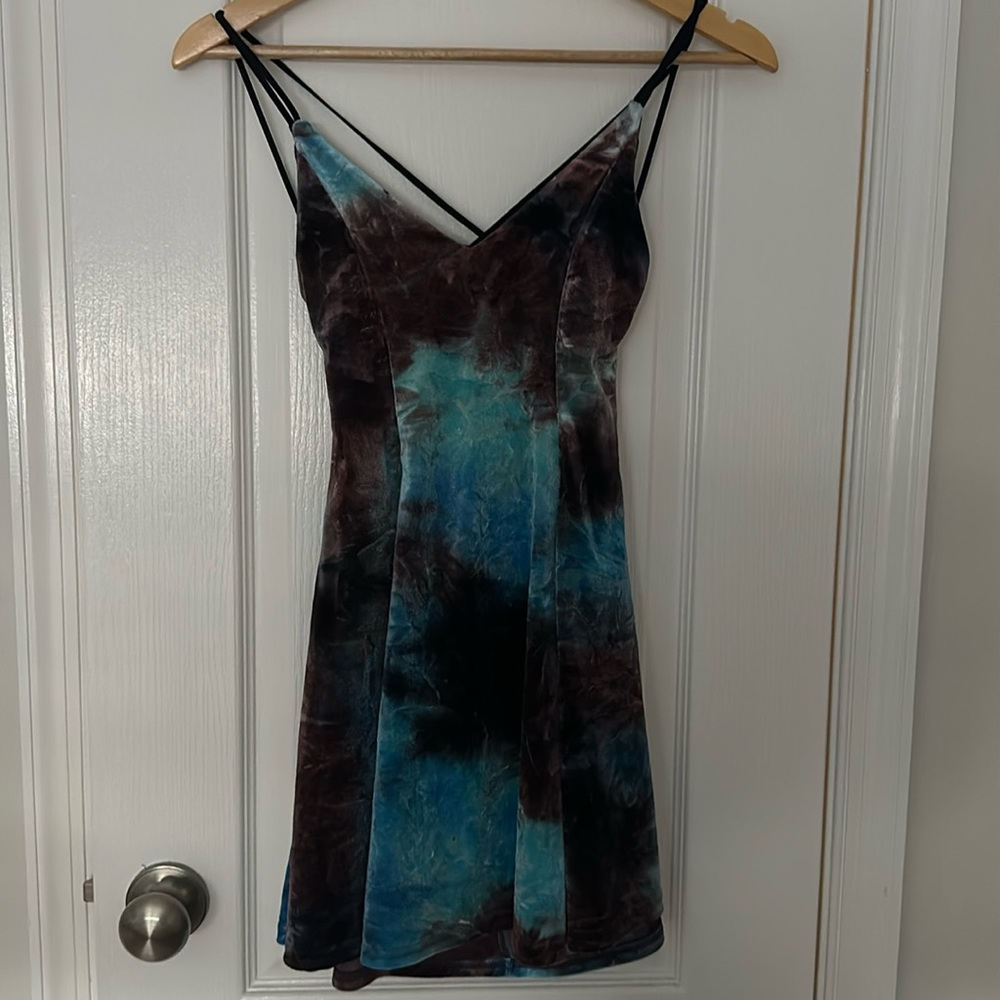 Urban outfitters velvet mini dress